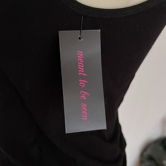 NWT “strap-its” black one size fits most tank top. - Picture 4 of 6